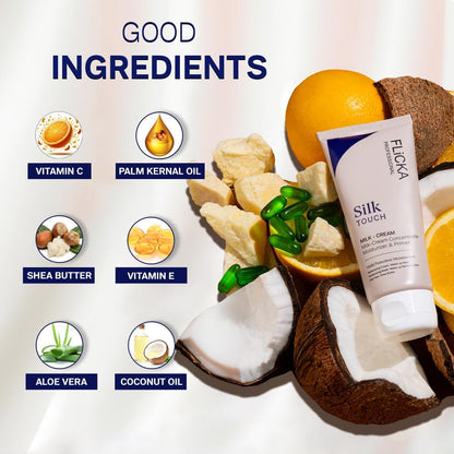 Flicka Silk Touch | 3-in-1 | Primer, Moisturizer & Sunscreen