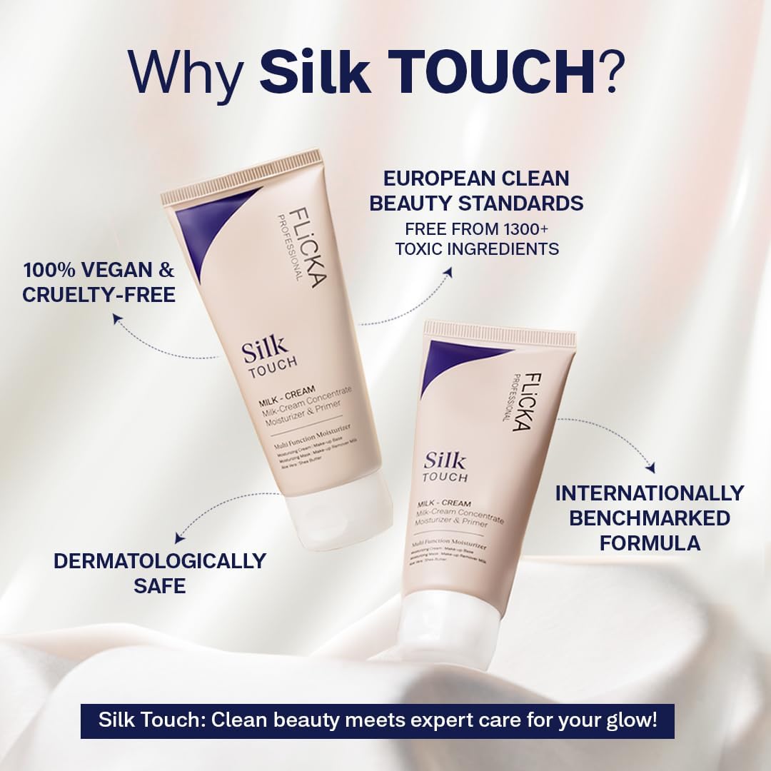 Flicka Silk Touch | 3-in-1 | Primer, Moisturizer & Sunscreen