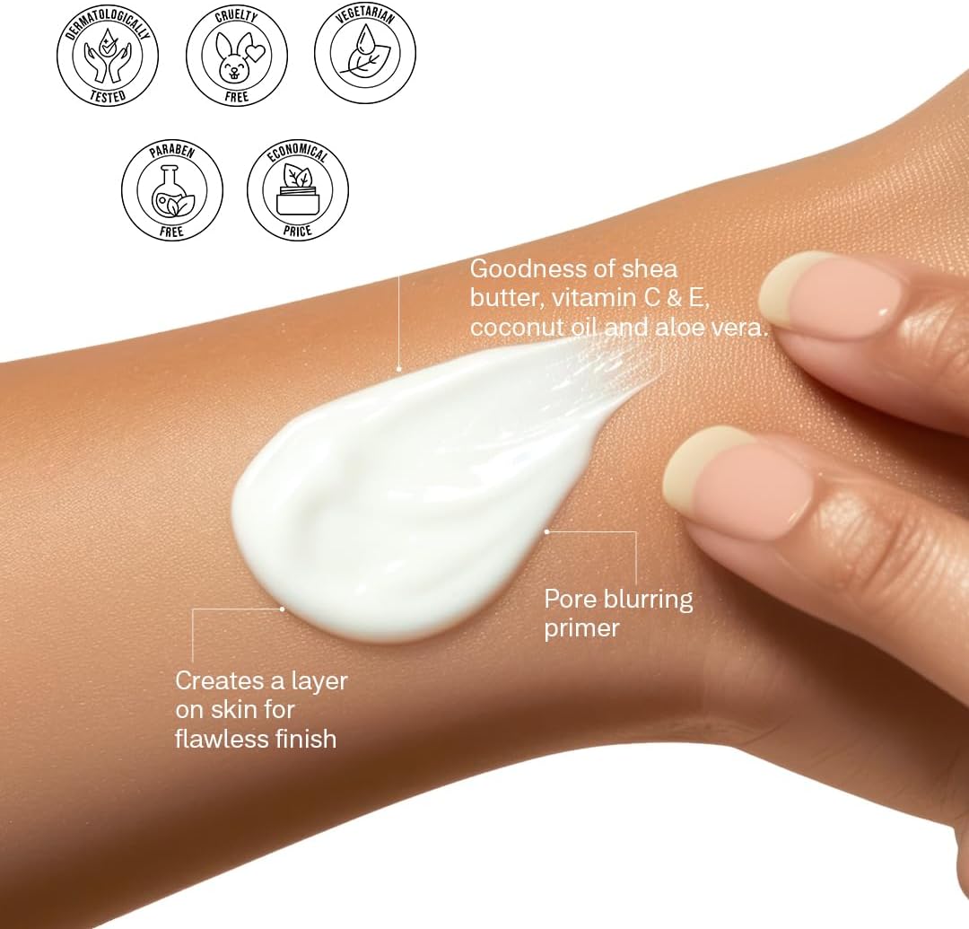 Flicka Silk Touch | 3-in-1 | Primer, Moisturizer & Sunscreen