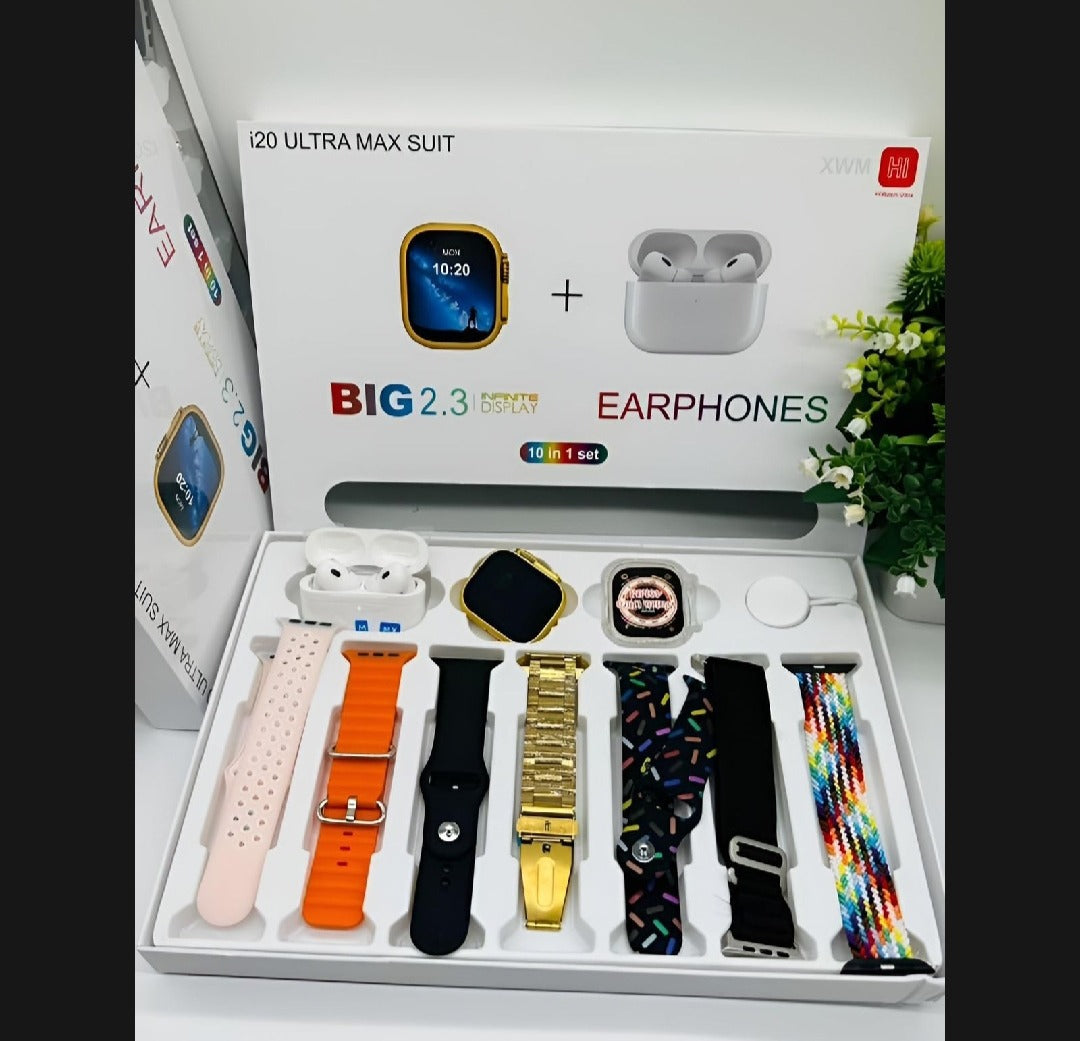 I20 Ultra Smart watch With Airpods